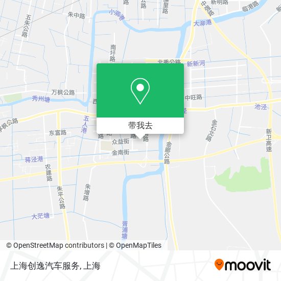 上海创逸汽车服务地图