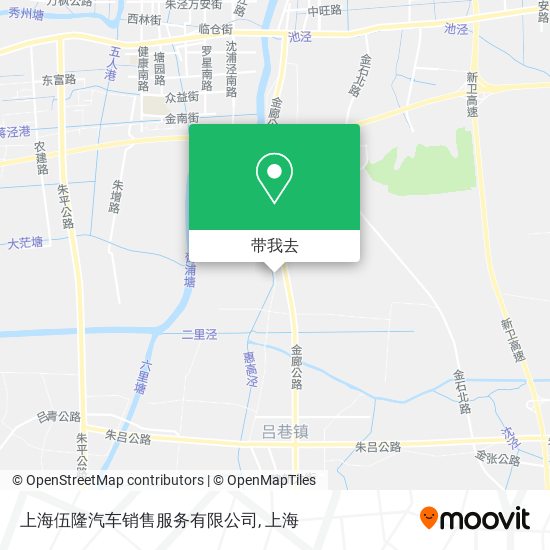 上海伍隆汽车销售服务有限公司地图