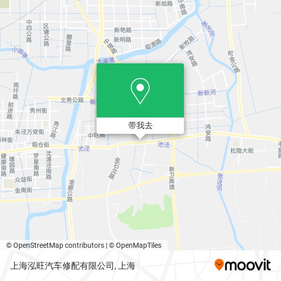 上海泓旺汽车修配有限公司地图