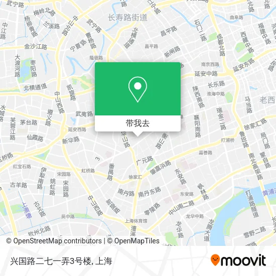 兴国路二七一弄3号楼地图