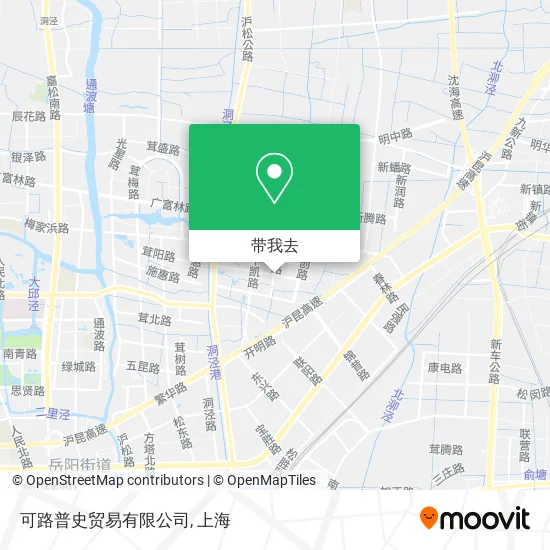 可路普史贸易有限公司地图