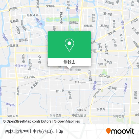 西林北路/中山中路(路口)地图