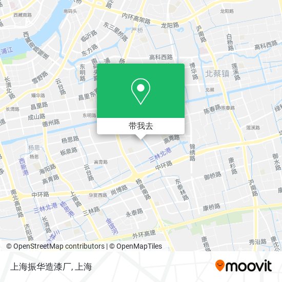 上海振华造漆厂地图