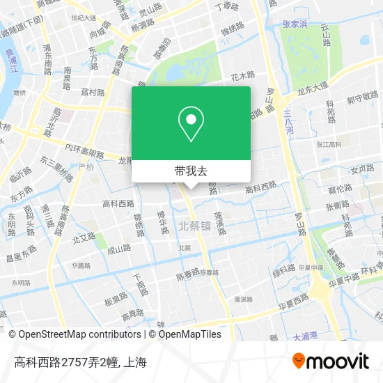 高科西路2757弄2幢地图