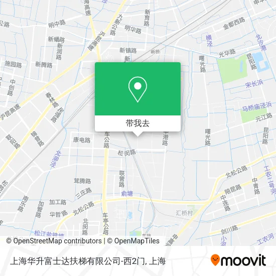 上海华升富士达扶梯有限公司-西2门地图