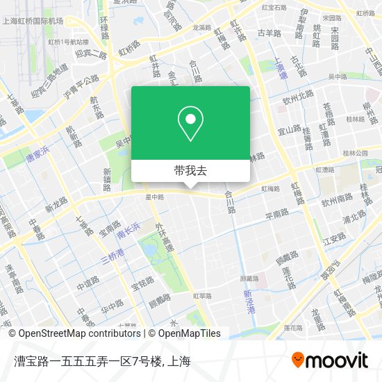 漕宝路一五五五弄一区7号楼地图
