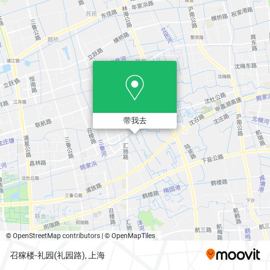 召稼楼-礼园(礼园路)地图