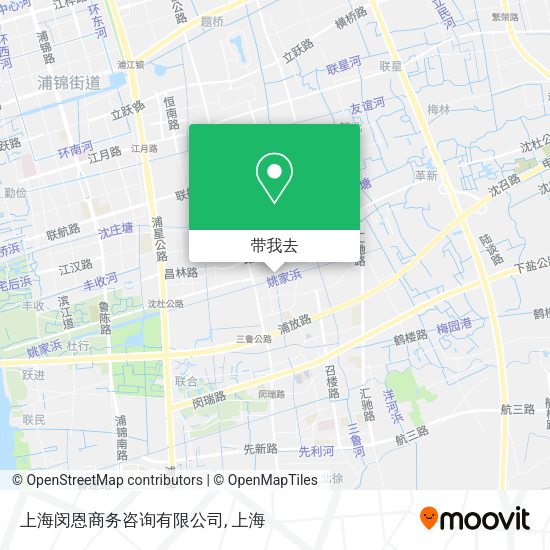 上海闵恩商务咨询有限公司地图