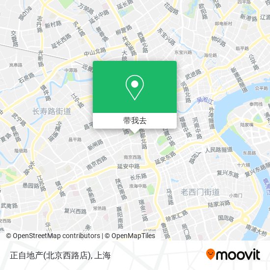 正自地产(北京西路店)地图