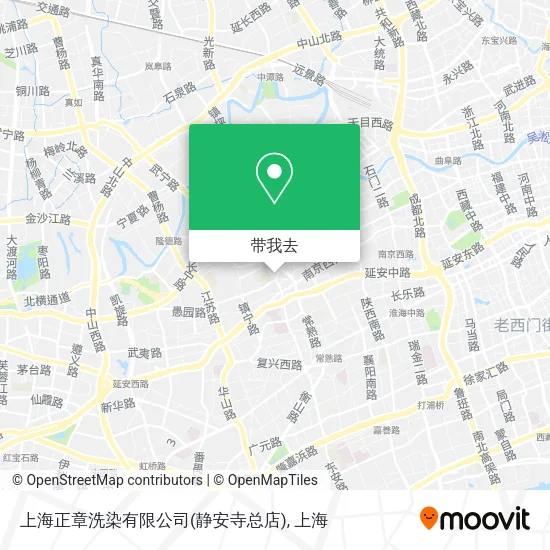 上海正章洗染有限公司(静安寺总店)地图