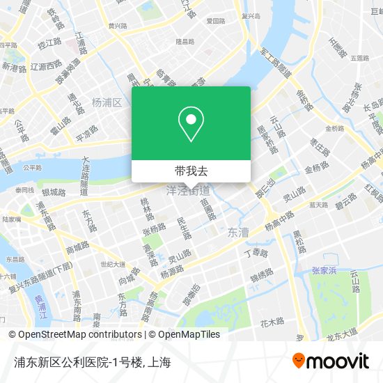 浦东新区公利医院-1号楼地图