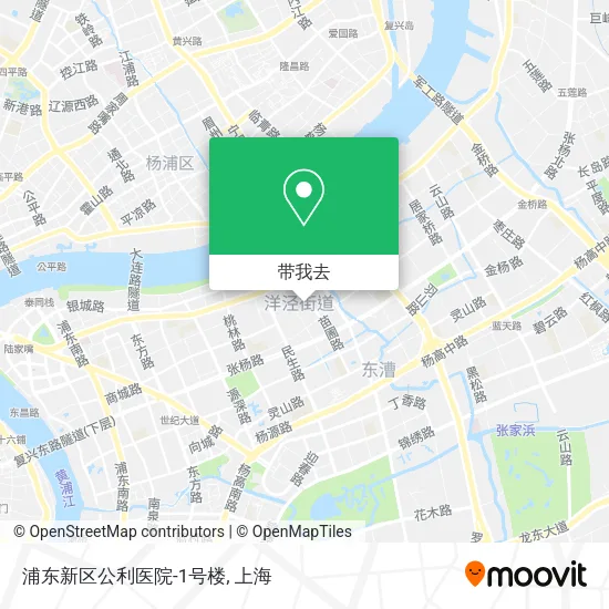 浦东新区公利医院-1号楼地图