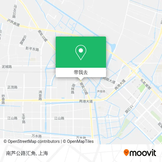 南芦公路汇角地图