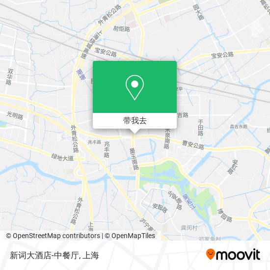 新词大酒店-中餐厅地图