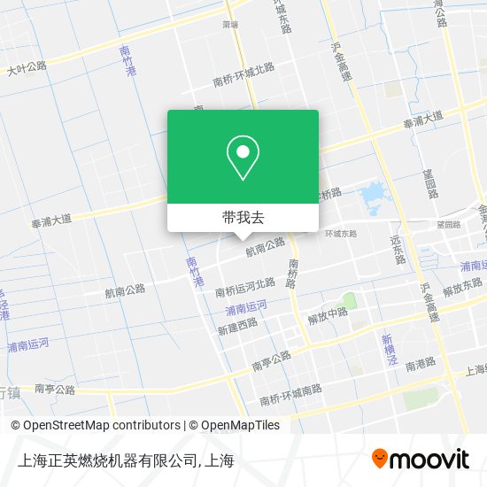 上海正英燃烧机器有限公司地图