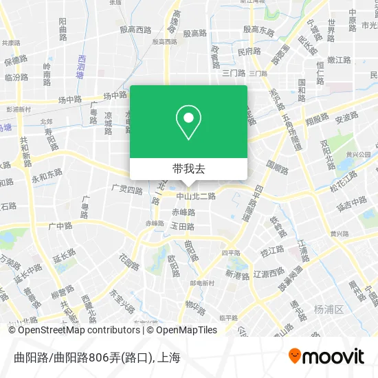 曲阳路/曲阳路806弄(路口)地图