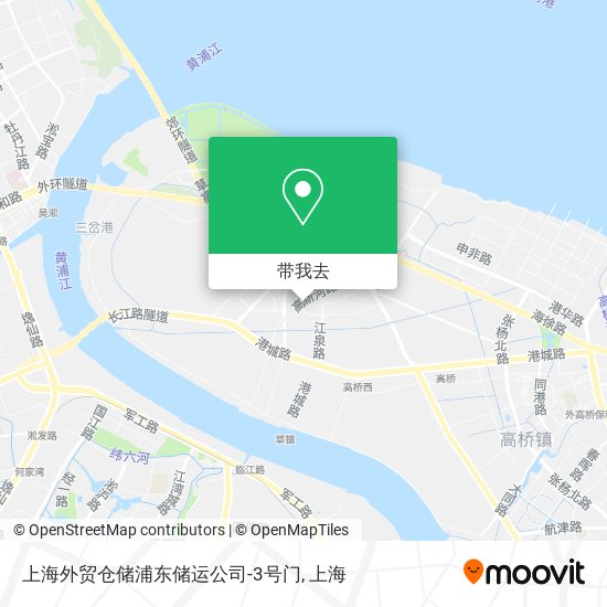 上海外贸仓储浦东储运公司-3号门地图