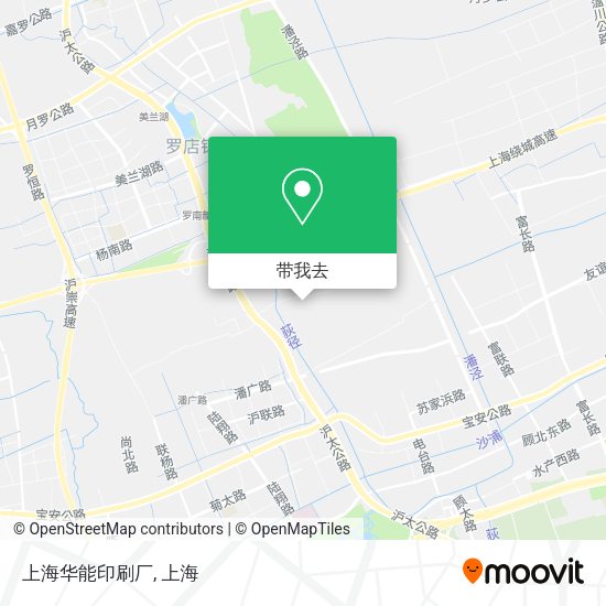上海华能印刷厂地图