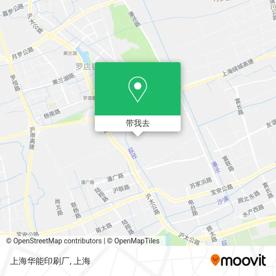上海华能印刷厂地图