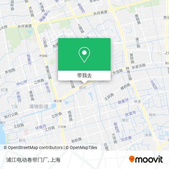 浦江电动卷帘门厂地图