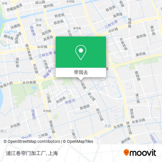 浦江卷帘门加工厂地图