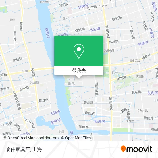 俊伟家具厂地图