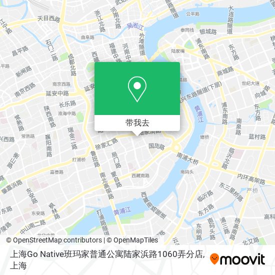 上海Go Native班玛家普通公寓陆家浜路1060弄分店地图