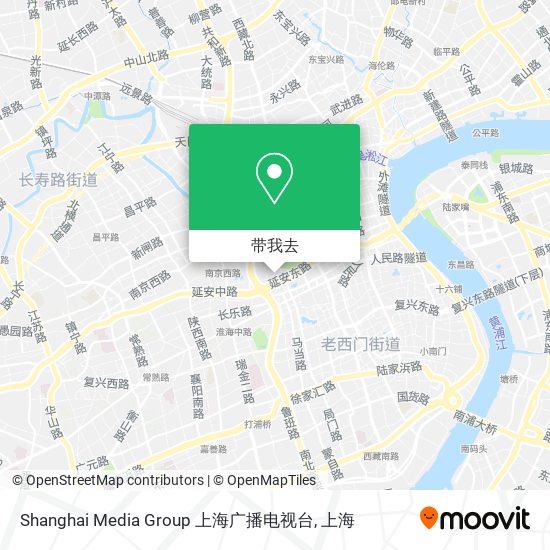 Shanghai Media Group 上海广播电视台地图