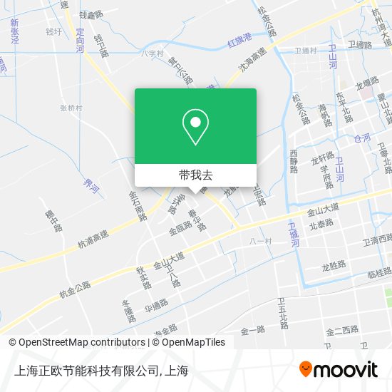 上海正欧节能科技有限公司地图