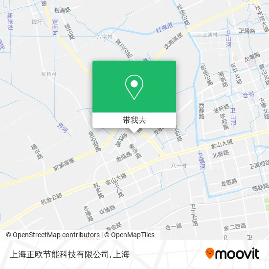 上海正欧节能科技有限公司地图