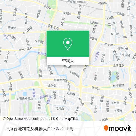 上海智能制造及机器人产业园区地图