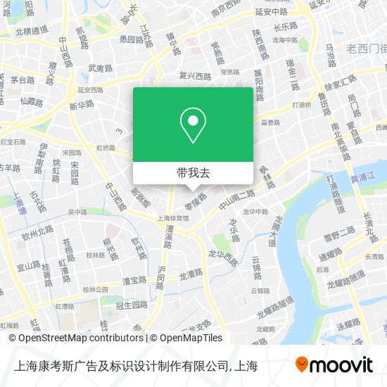 上海康考斯广告及标识设计制作有限公司地图