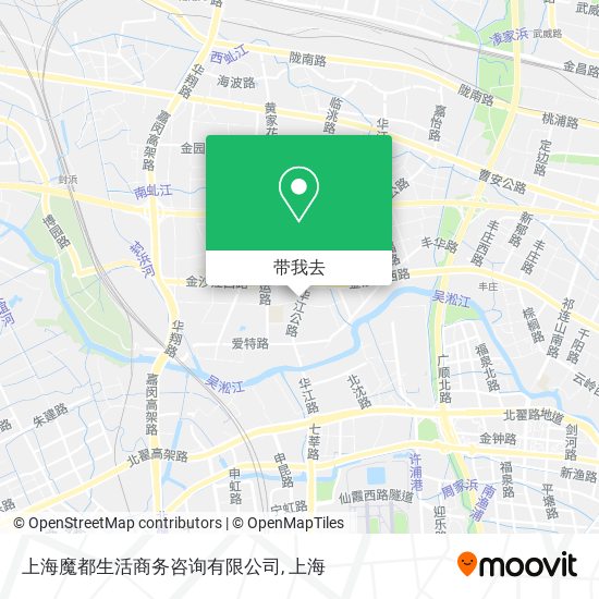 上海魔都生活商务咨询有限公司地图