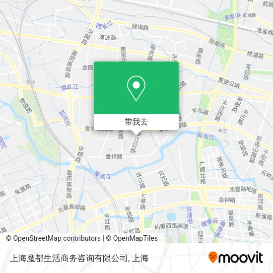 上海魔都生活商务咨询有限公司地图