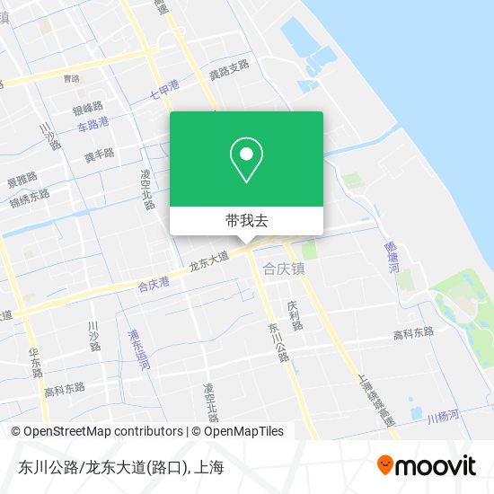 东川公路/龙东大道(路口)地图