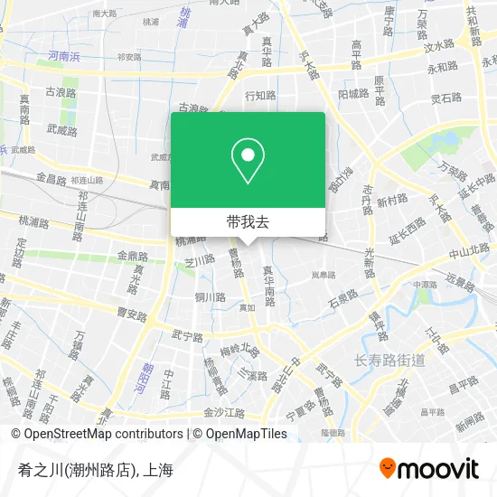 肴之川(潮州路店)地图