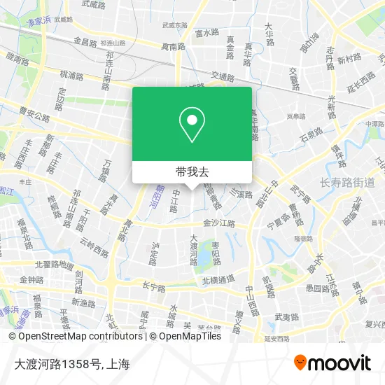 大渡河路1358号地图