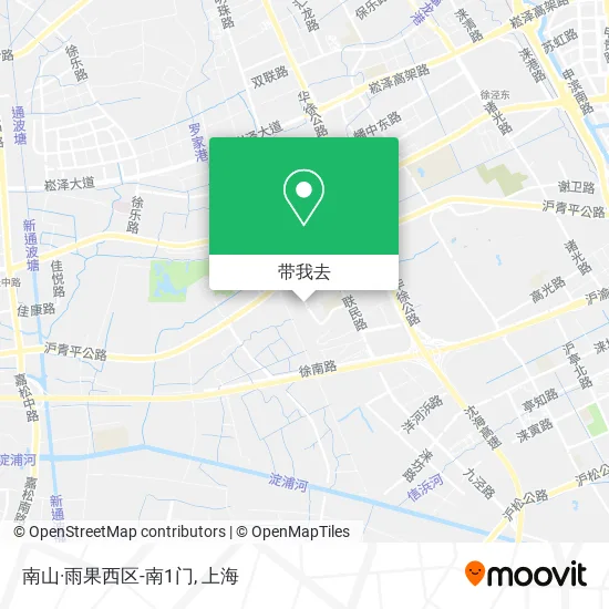 南山·雨果西区-南1门地图