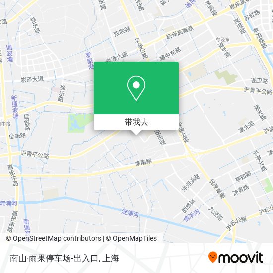 南山·雨果停车场-出入口地图