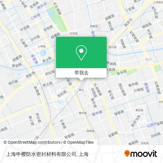 上海申樱防水密封材料有限公司地图