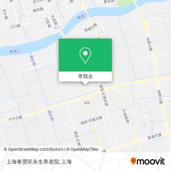 上海奉贤区永生养老院地图