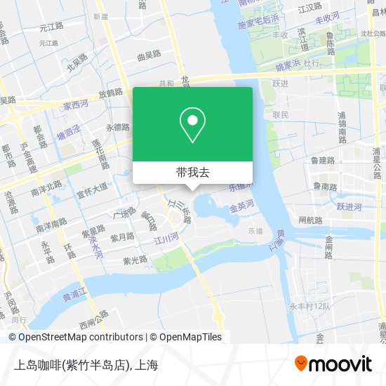 上岛咖啡(紫竹半岛店)地图