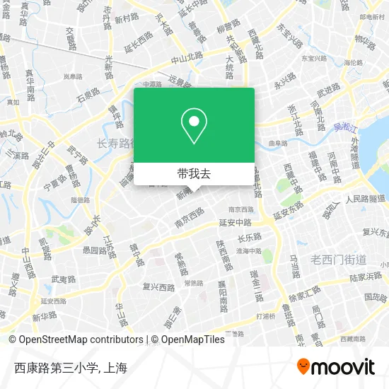 西康路第三小学地图