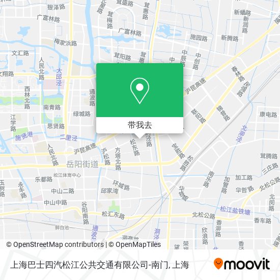 上海巴士四汽松江公共交通有限公司-南门地图