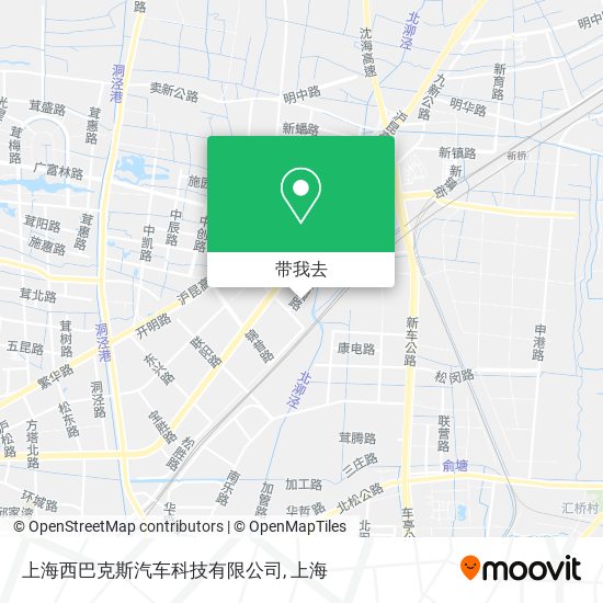 上海西巴克斯汽车科技有限公司地图