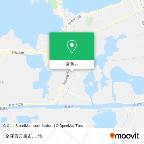 金泽青云超市地图