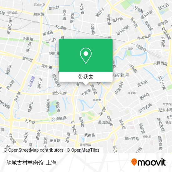 龍城古村羊肉馆地图