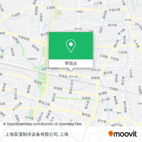 上海富溪制冷设备有限公司地图