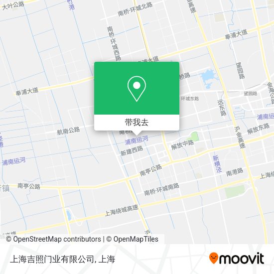 上海吉照门业有限公司地图