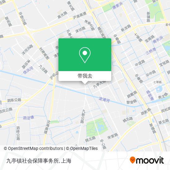 九亭镇社会保障事务所地图